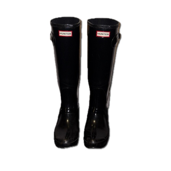Hunter Shoes - Hunter Women's Glossy Black Tall Rain Boots